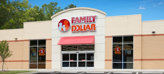 Family Dollar Store in Dallas, TX.