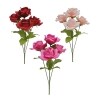 Combo Rose Bush Artificial Flowers, Assorted Colors. — Family Dollar