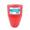Plastic Tumbler Cups - Red, 10 ct. — Family Dollar (SKU FD1372372)