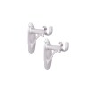 Kenney Fast Fit Easy Install 5/8-in. Diameter Adjustable Curtain Rod Bracket - Brushed Nickel — Family Dollar (SKU FD599419)