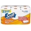 Scott ComfortPlus Toilet Paper, 12 Mega Rolls, 310 Sheets per Roll, Septic-Safe, 1-Ply Toilet Tissue — Family Dollar