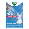 Vicks VapoShower, Shower Steamers, Shower Tablets, Soothing Non-Medicated Vicks Vapors, Infuses into Shower Steam, Dissolves Cleanly, Aromatherapy Shower Bomb, Eucalyptus & Menthol, 3 Count — Family Dollar