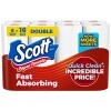 Scott Paper Towels, Choose-A-Sheet, 8 Double Rolls = 16 Regular Rolls (108 Sheets Per Roll) — Family Dollar