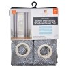 Printed Gray Room Darkening Window Panels, 84 in. — Family Dollar (SKU FD500638)