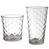 Clear Dimpled Glassware Sets, 16 pc. — Family Dollar (SKU FD602346)