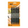 Bic Soft Feel Black Retractable Ballpoint Pens, Medium Point (1.0mm), 6-Count Pack, Black Pens With Soft-Touch Comfort Grip — Family Dollar
