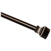 Long Brown Cafe Curtain Rods with Square Finials — Family Dollar (SKU FD500239)