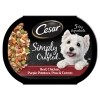 Cesar Simply Crafted Beef, Chicken, Purple Potatoes, Peas & Carrots Canine Cuisine Complement 1.3 oz. Tub — Dollar General penny item
