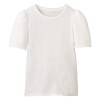 Just Be Women's White Puff-Sleeve T-Shirt — Family Dollar (SKU FD199186)
