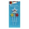 Happy Birthday Star Pick Candles, 3 pc. — Family Dollar (SKU FD1318327)