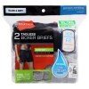 Hanes Men's XL Black/Gray Boxer Briefs, 2 Count. — Family Dollar