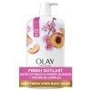 Olay Fresh Outlast Paraben Free Body Wash with Energizing Notes of Peach and Cherry Blossom, 27 fl oz — Family Dollar