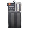Gray Striped Room Darkening Window Panels, 84 in. — Family Dollar (SKU FD500361)