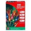 Multi mini light set green wire 200ct — Family Dollar (SKU FD2201506)