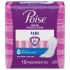 Poise Incontinence Pads, Long, Moderate, 16 Count — Family Dollar