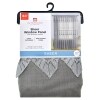 Sheer Gray Window Panels with Attached Valance — Family Dollar (SKU FD500639)