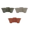 Outdoors by Design Vertical Stackable Plastic 3-Section Planters — Family Dollar