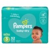 Pampers Baby-Dry Size 3 Diapers, 32 ct. — Family Dollar (SKU FD3000351)