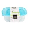 Family Chef Rectangle Plastic Storage Containers, 2 Pack. — Family Dollar