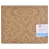Interiors by Design Tan Embossed Scroll Accent Rug — Family Dollar (SKU FD2800658)