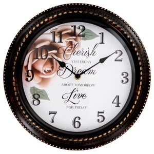 Inspirational Wall Clocks 12 In Family Dollar