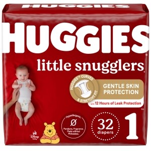 Huggies Little Snugglers Size Diapers, 32