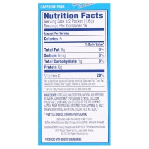 Hawaiian Punch Sugar Free Berry Blue Singles To Go 8 Ct