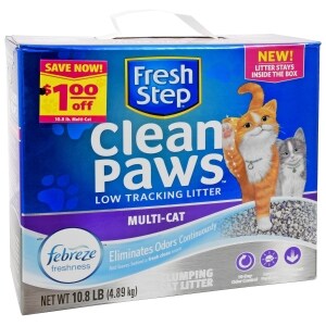 Fresh Step Clean Paws Multi Cat Litter 10 8 Lbs Family Dollar
