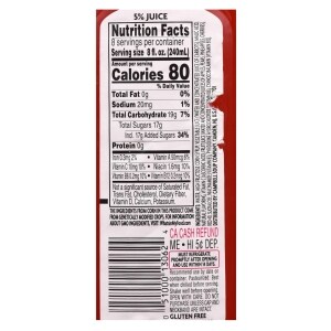32 V8 Splash Nutrition Facts Label Label Design Ideas 2020