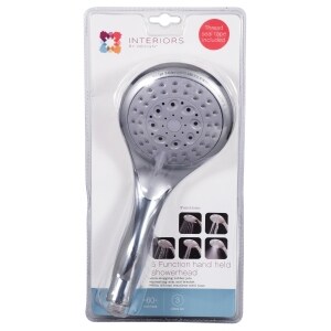Interiors By Design 5 Function Shower Heads Family Dollar