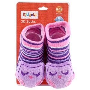 Kidgets Girls 0 12 Mo 3d Animal Socks Family Dollar