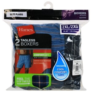 hanes comfortsoft boxer briefs 2xl