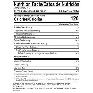 35 Goya Chickpeas Nutrition Label Label Design Ideas 2020