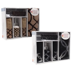 Interiors By Design Complete Bath Sets 16 Pc Family Dollar