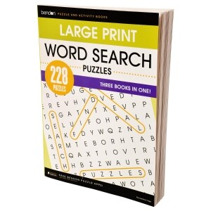 Bendon Large Print Word Search Puzzle Books Family Dollar