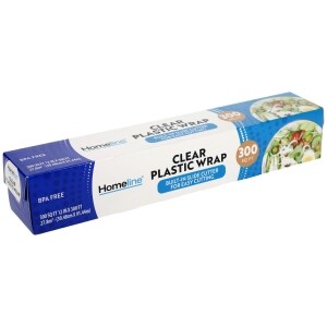 Homeline Clear Plastic Wrap 200 Sq Ft Family Dollar