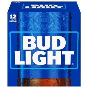 Bud Light Beer 12 - 12 fl oz Bottles