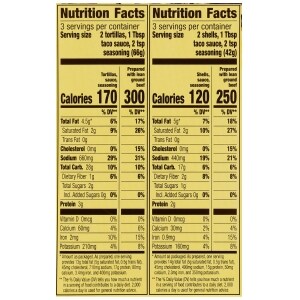 Old El Paso Hard Soft Taco Dinner Kits 11 4 Oz Family Dollar