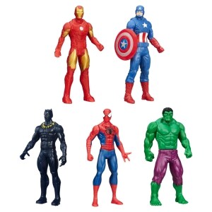 Marvel Assorted Superhero Figures 6 In Family Dollar