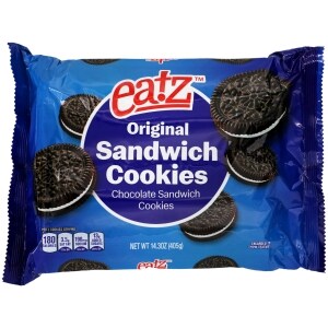 Eatz Chocolate Sandwich Cookies, 14.3 oz. | Family Dollar