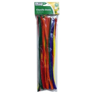12 In Assorted Chenille Stem Pipe Cleaners 45 Ct Family Dollar