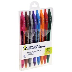 Xtreme smooth retractable gel pens clearance