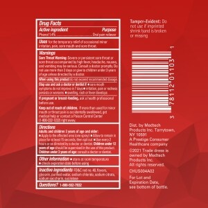 Chloraseptic Sore Throat Spray Sugar Free Cherry 6 Oz Family Dollar