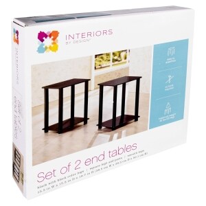 Interiors By Design End Table Sets 2 Pc Family Dollar