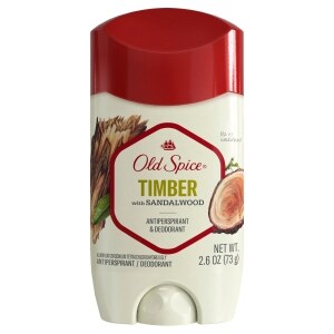 Old Spice Men's Antiperspirant Deodorant Timber with Sandalwood