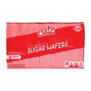 Eatz Strawberry Sugar Wafers, 8 oz.
