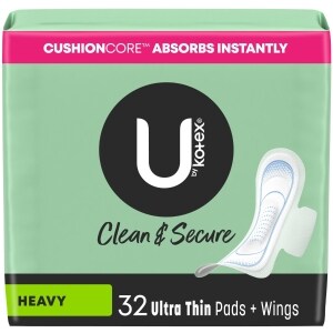 U By Kotex Security Heavy Flow Ultra Thin Pads 40 Ct Family Dollar