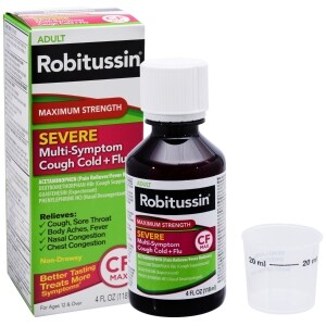 Robitussin Severe Multi Symptom Cough Cold Flu 4oz Family Dollar