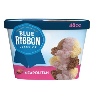 Blue Ribbon Classics Neapolitan Frozen Dessert, 48 fl oz | Family Dollar