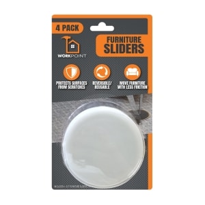 Furniture Sliders, 4-ct. Pack